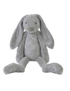 Coniglio peluche grigio