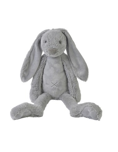 Coniglio peluche grigio