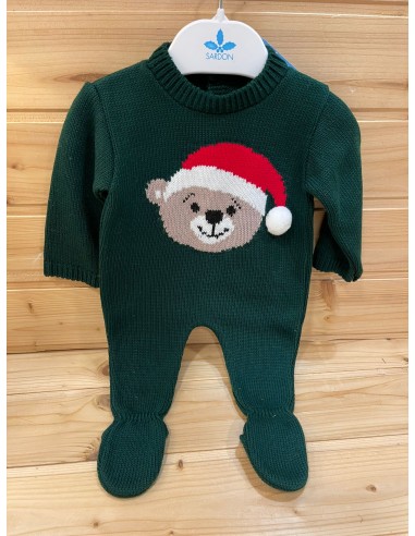 Tutina in maglia con orso con...