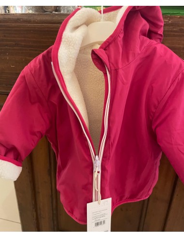 giacchetto reversibile  rosa con...