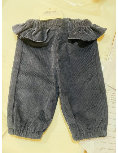 Pantalone blu velluto