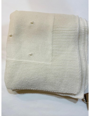 Coperta di lana con puntini