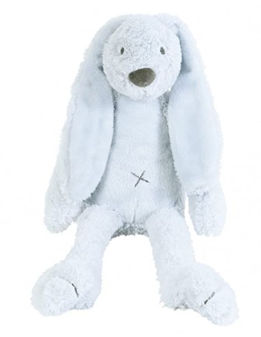 Coniglio peluche celeste