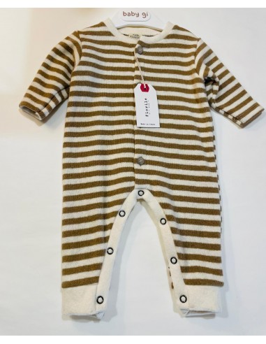 Tutina panna e beige fiorile
