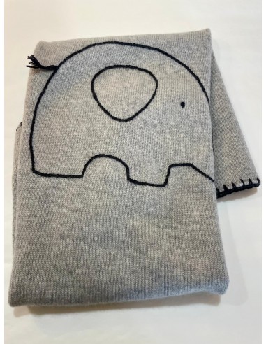 coperta in puro cashmere con nome...