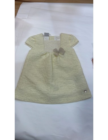 vestito giallo con fiocco Paz