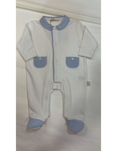 tutina con colletto e taschine a...