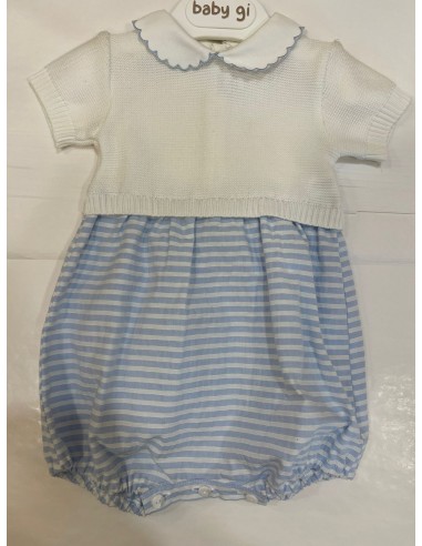 Pagliaccetto in cotone maglia e...