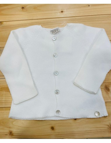 CARDIGAN IN COTONE BIANCO
