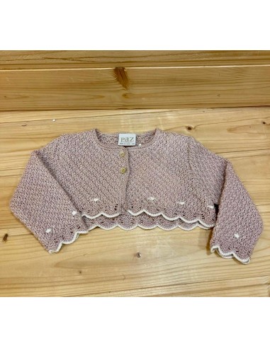 cardigan coprispalle in cotone lavorato