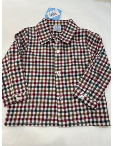 camicia a quadretti in caldo cotone