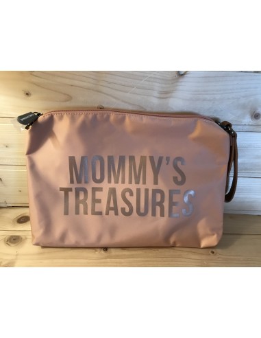 Pochette in nylon rosa