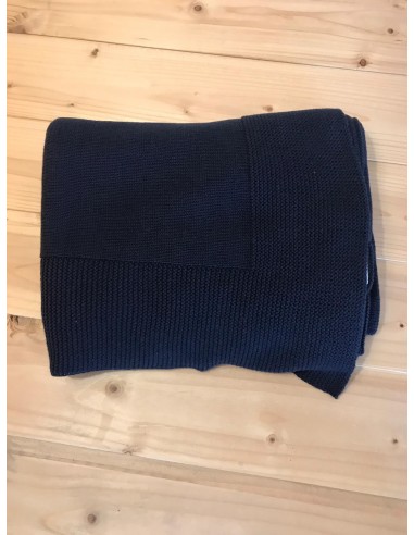 Coperta in cotone paz blu